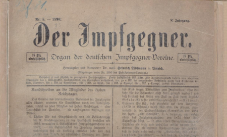 Impfgegner Pocken Pandemie